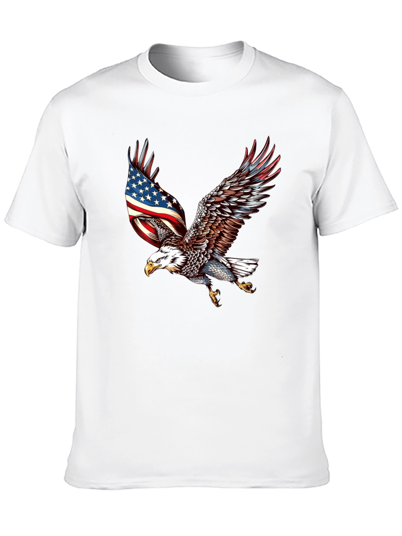 American Eagle Patriotic T-Shirt - Black
