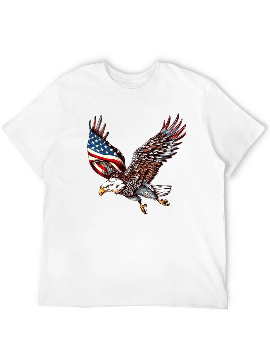 American Eagle Patriotic T-Shirt - Black