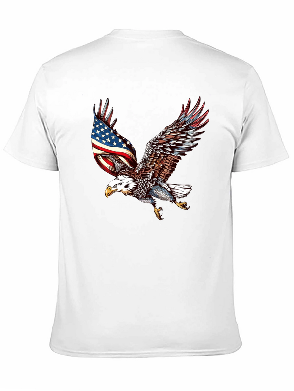American Eagle Patriotic T-Shirt - Black