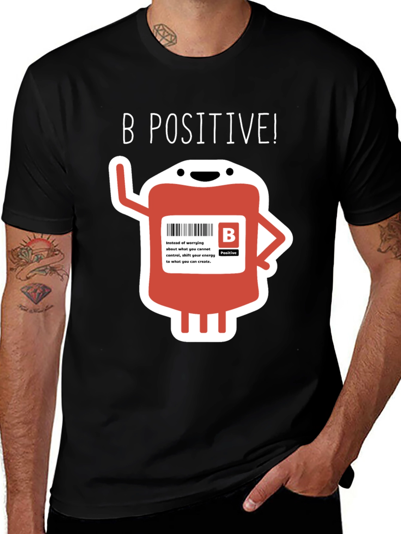 B Positive Graphic T-Shirt