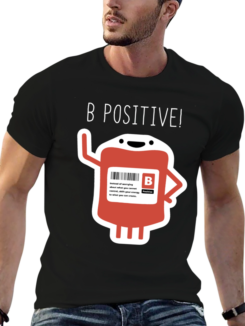 B Positive Graphic T-Shirt