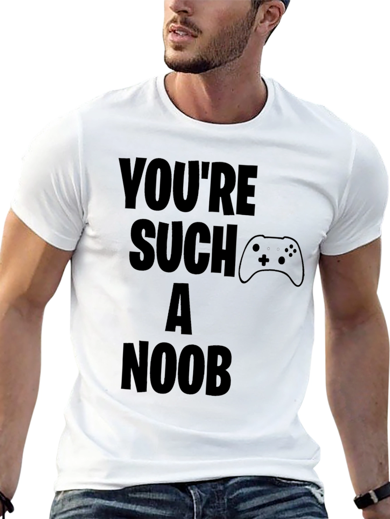 Youre Such A Noob Gamer Black T-Shirt