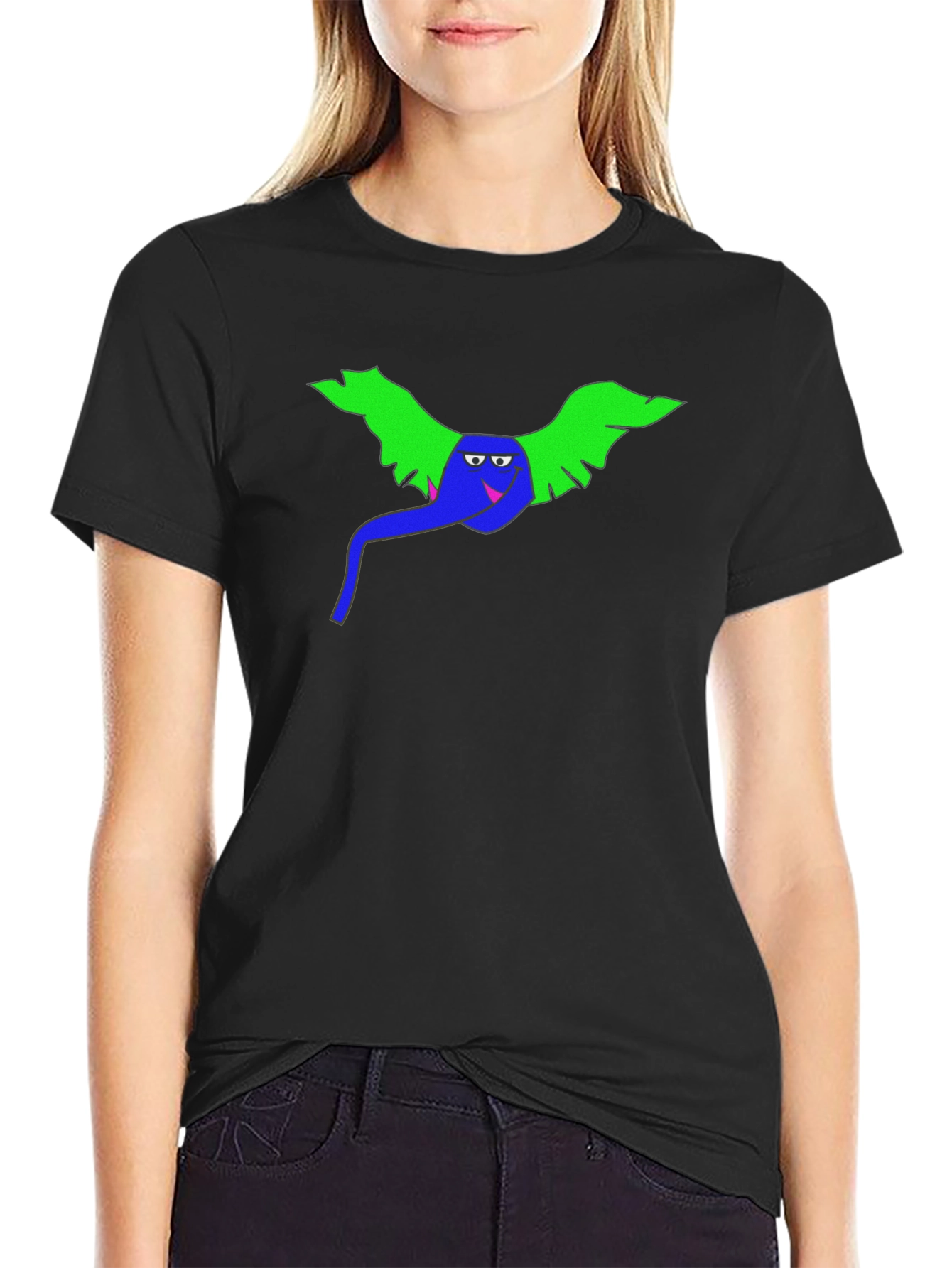 Mens Funny Cartoon Graphic Tee