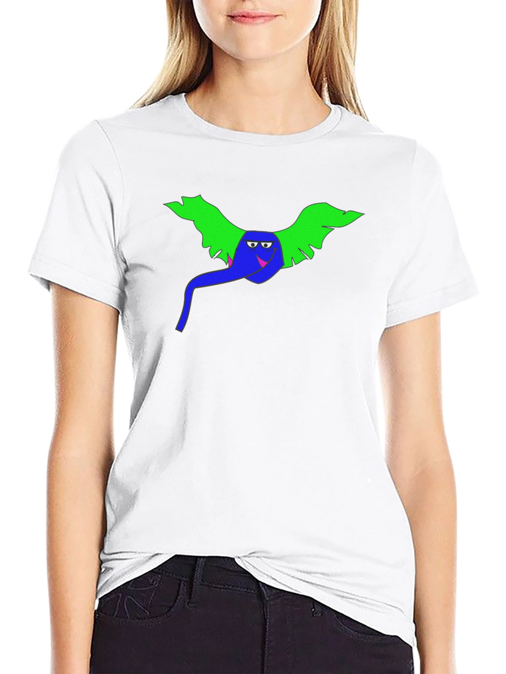 Mens Funny Cartoon Graphic Tee