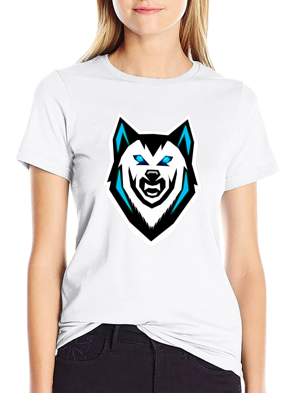 Black Wolf Graphic Tee - Stylish & Unique Design