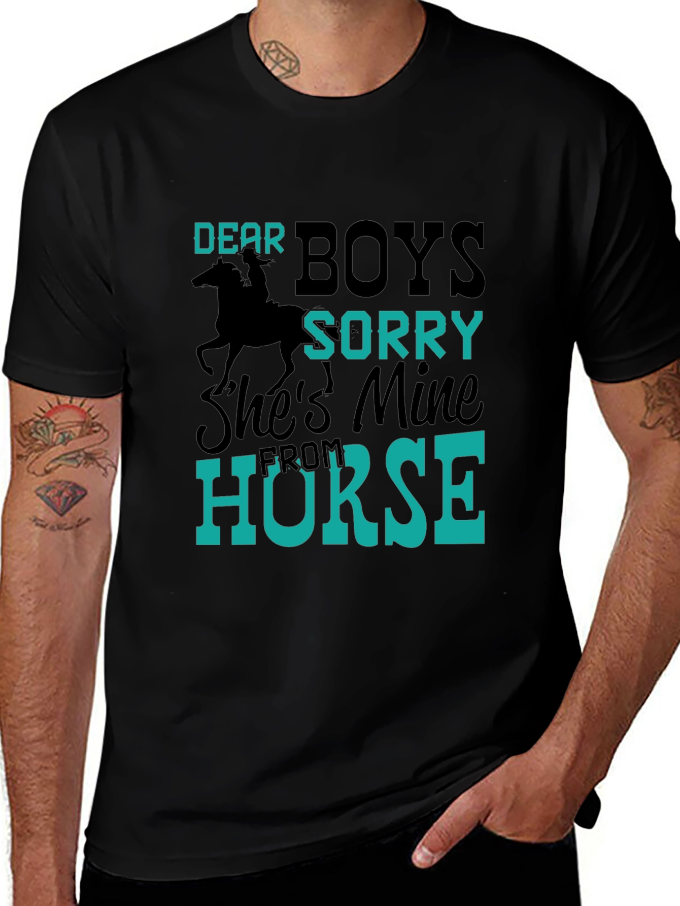 Funny Dear Boys Horse Lover T-Shirt
