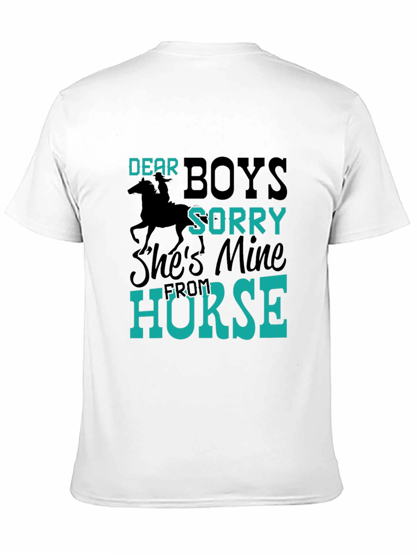 Funny Dear Boys Horse Lover T-Shirt