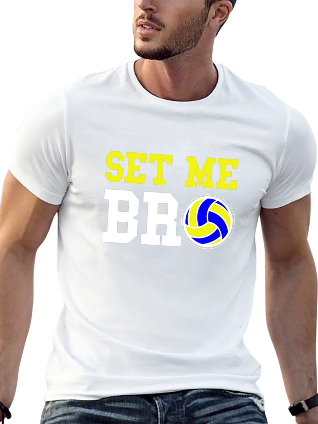 Set Me Bro Volleyball T-Shirt