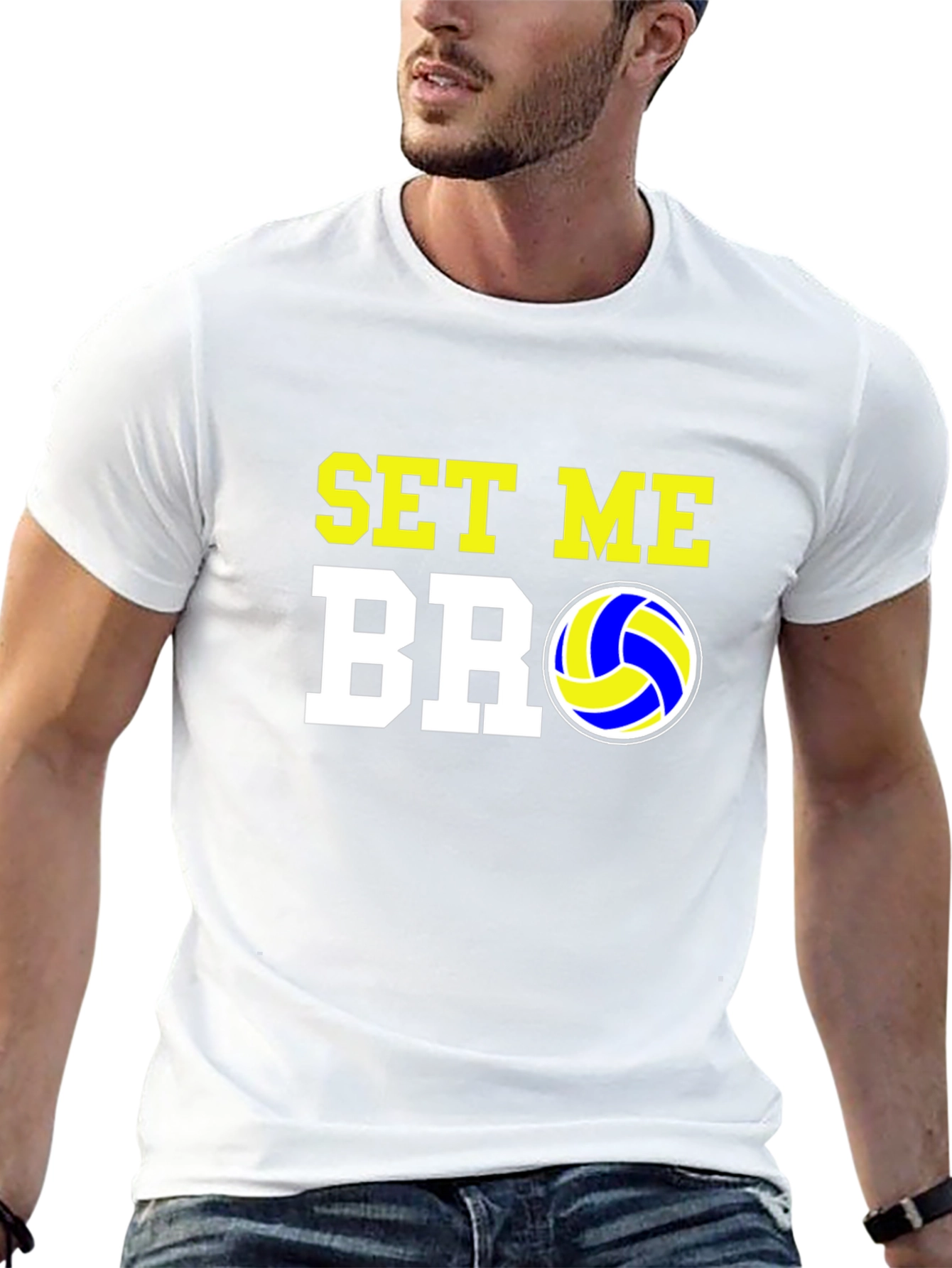 Set Me Bro Volleyball T-Shirt
