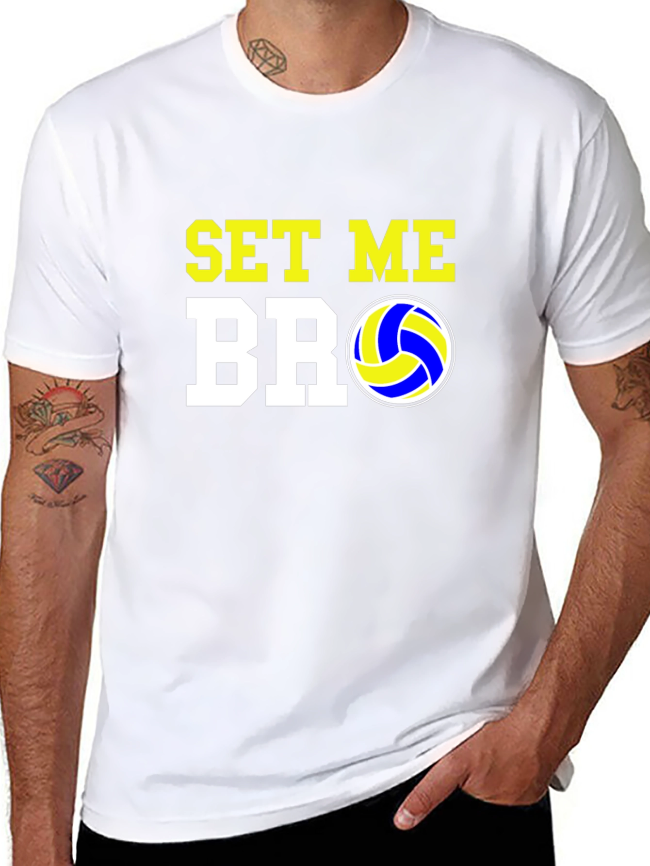 Set Me Bro Volleyball T-Shirt