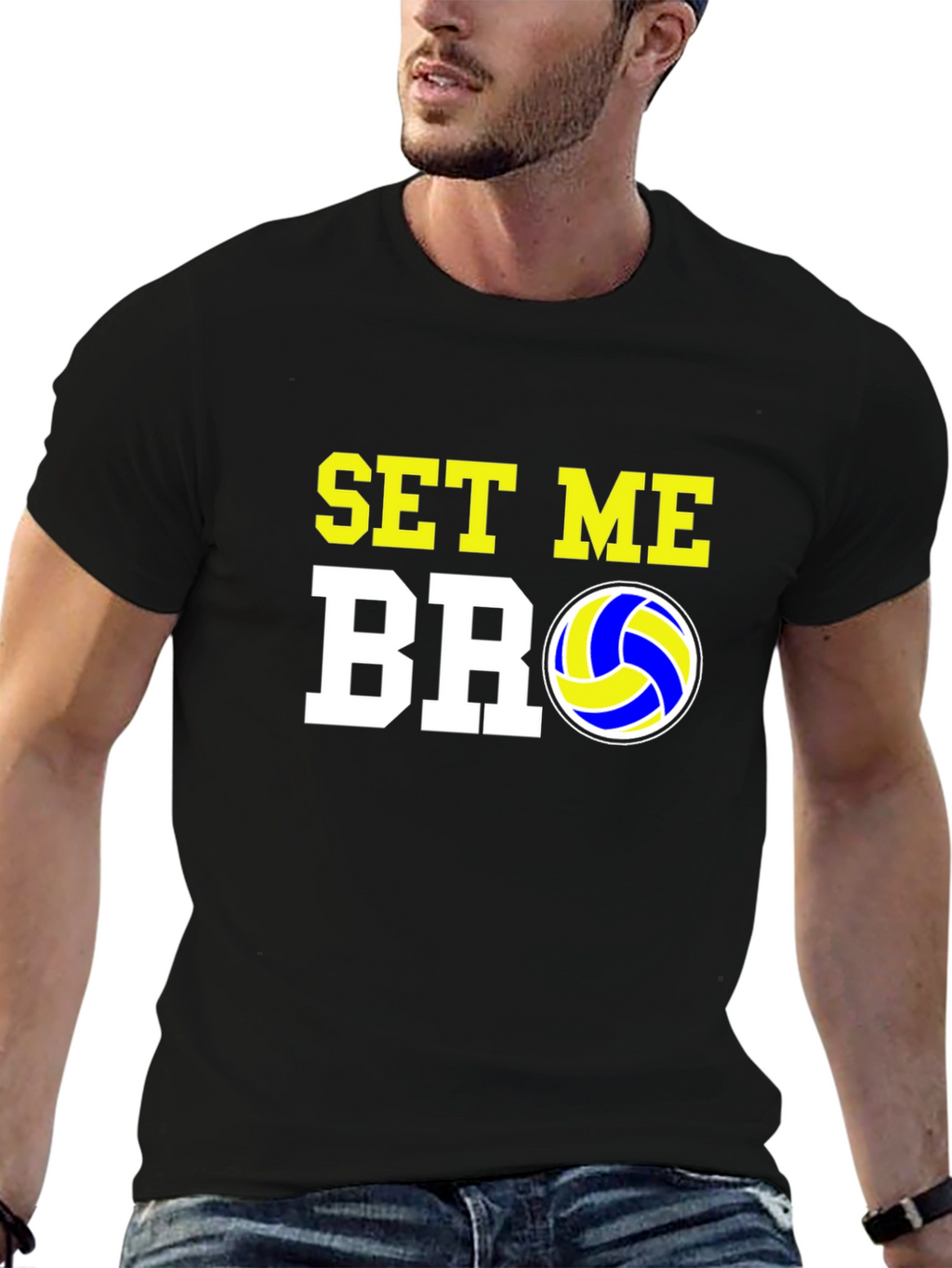 Set Me Bro Volleyball T-Shirt