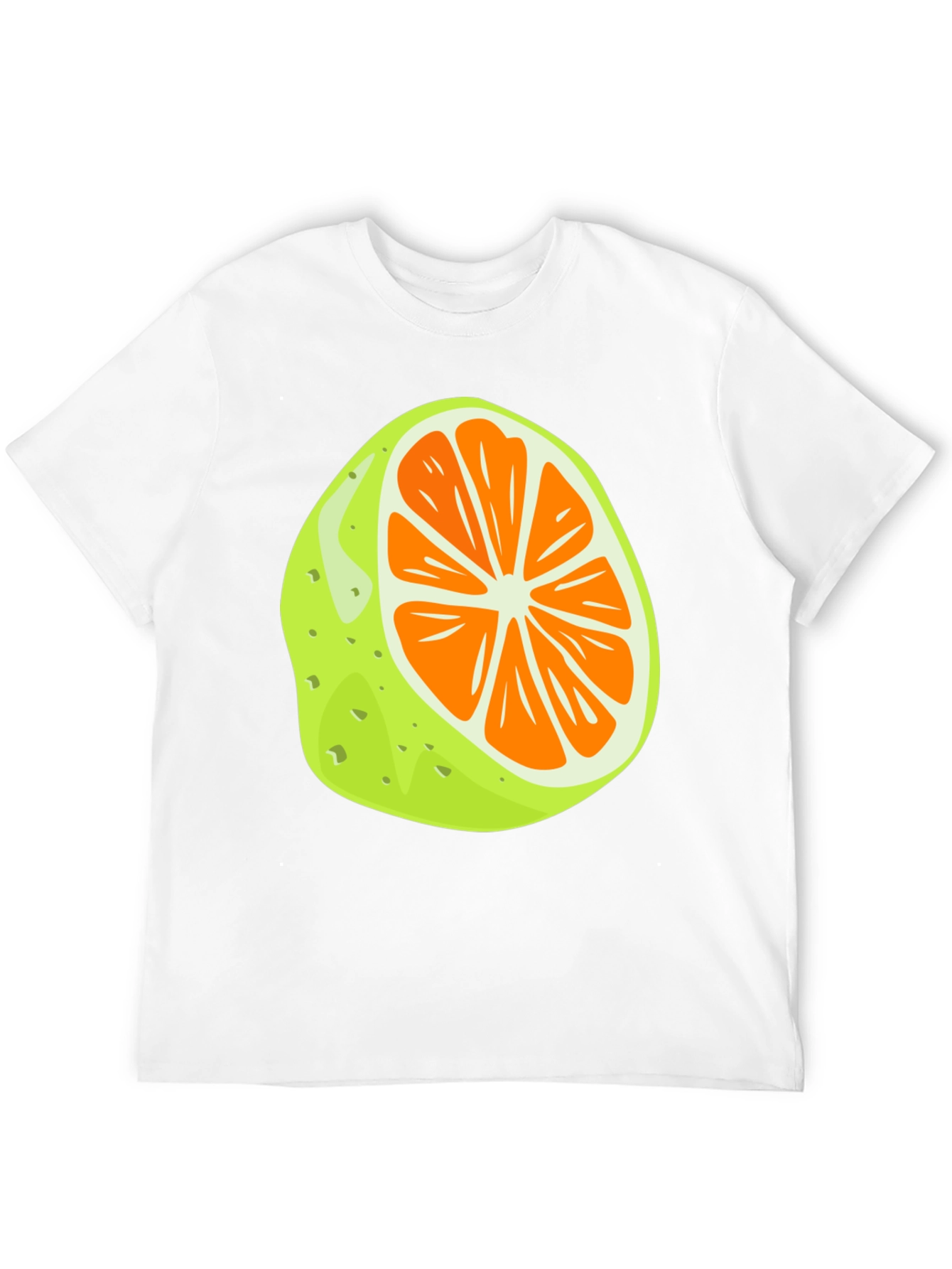 Citrus Slice Graphic Tee - Unique Fruit T-Shirt