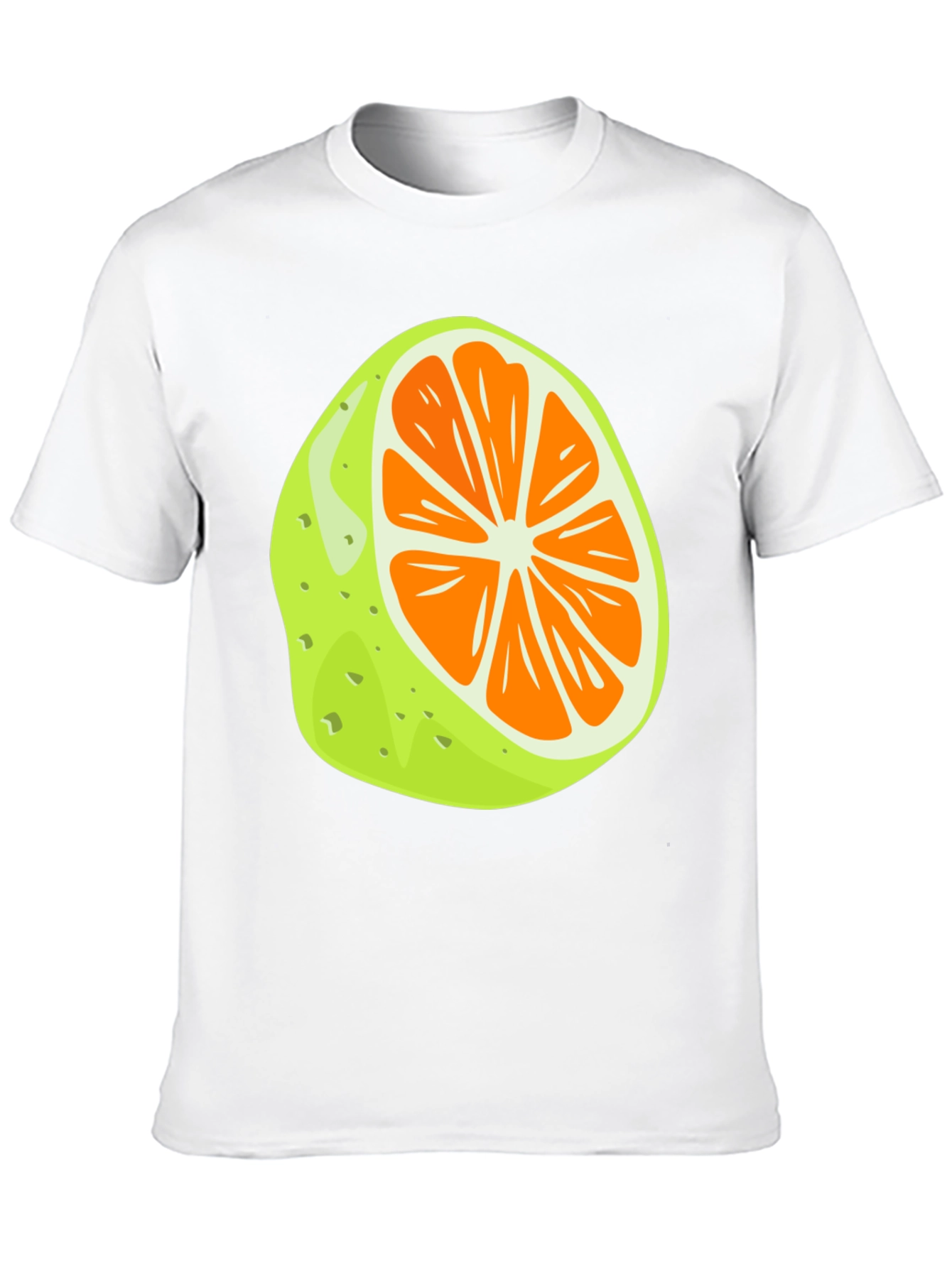 Citrus Slice Graphic Tee - Unique Fruit T-Shirt