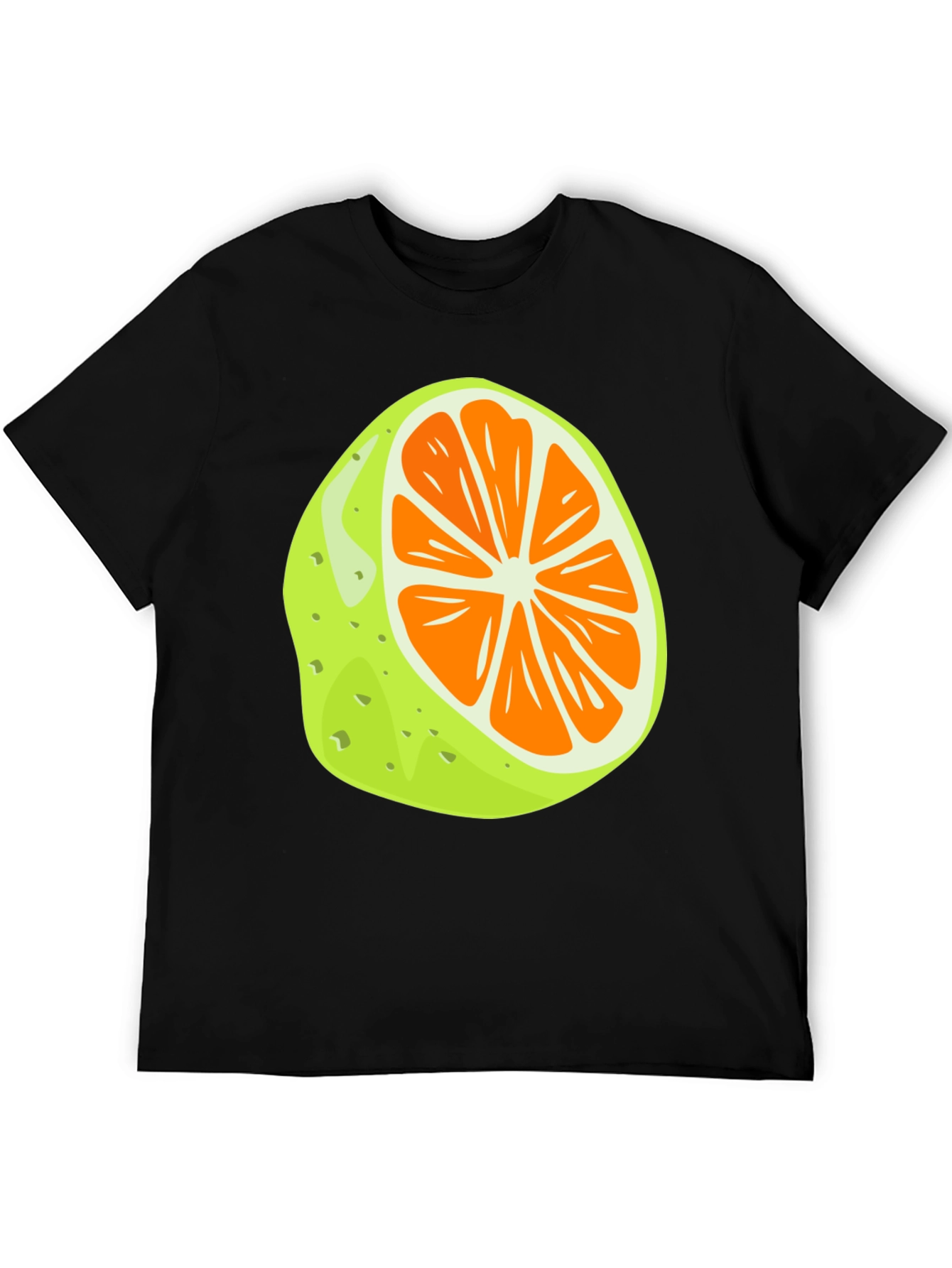 Citrus Slice Graphic Tee - Unique Fruit T-Shirt