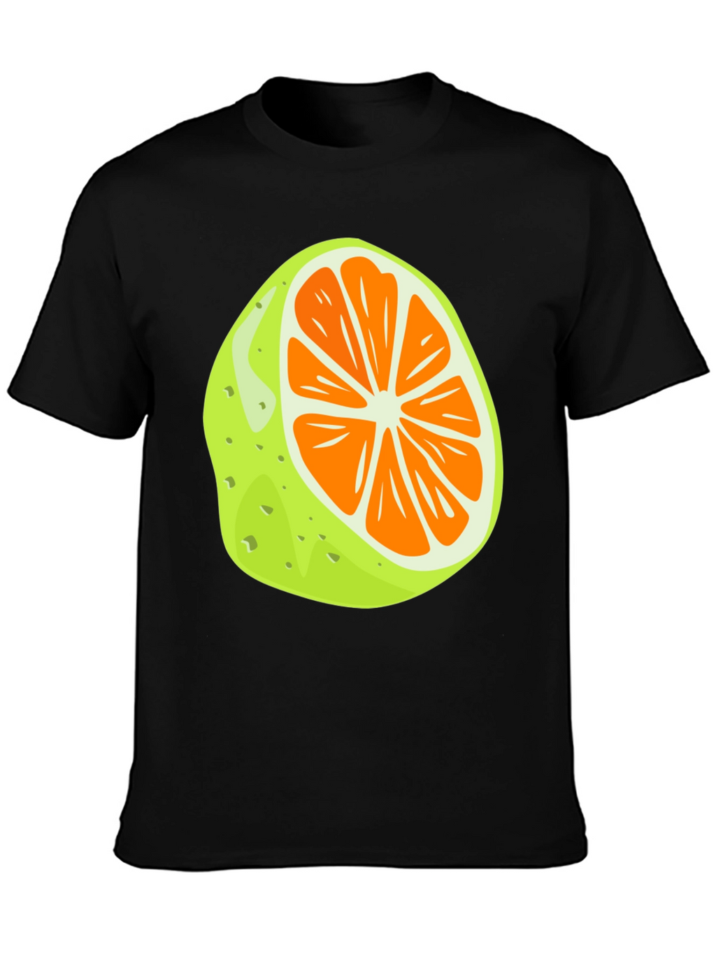 Citrus Slice Graphic Tee - Unique Fruit T-Shirt