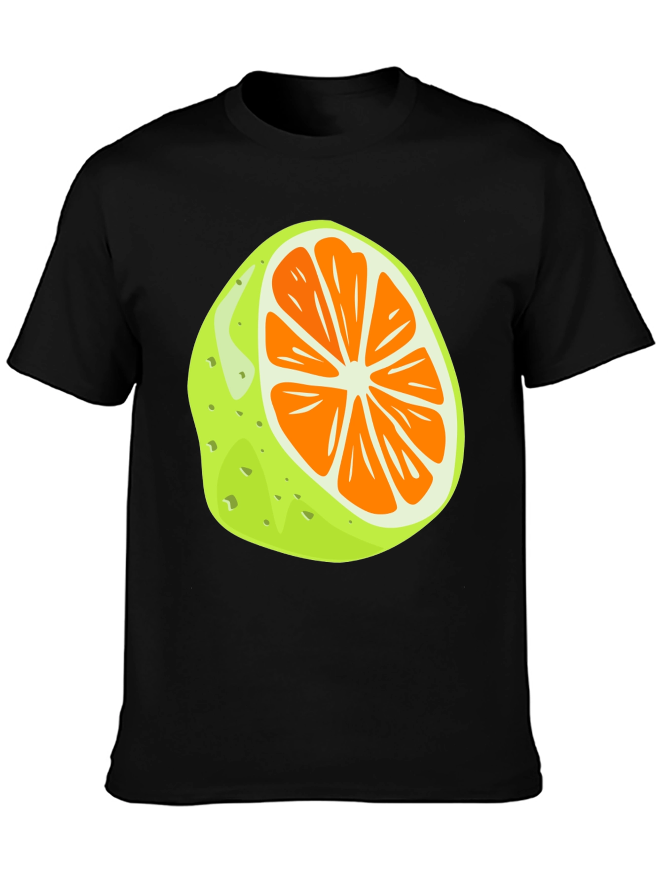 Citrus Slice Graphic Tee - Unique Fruit T-Shirt