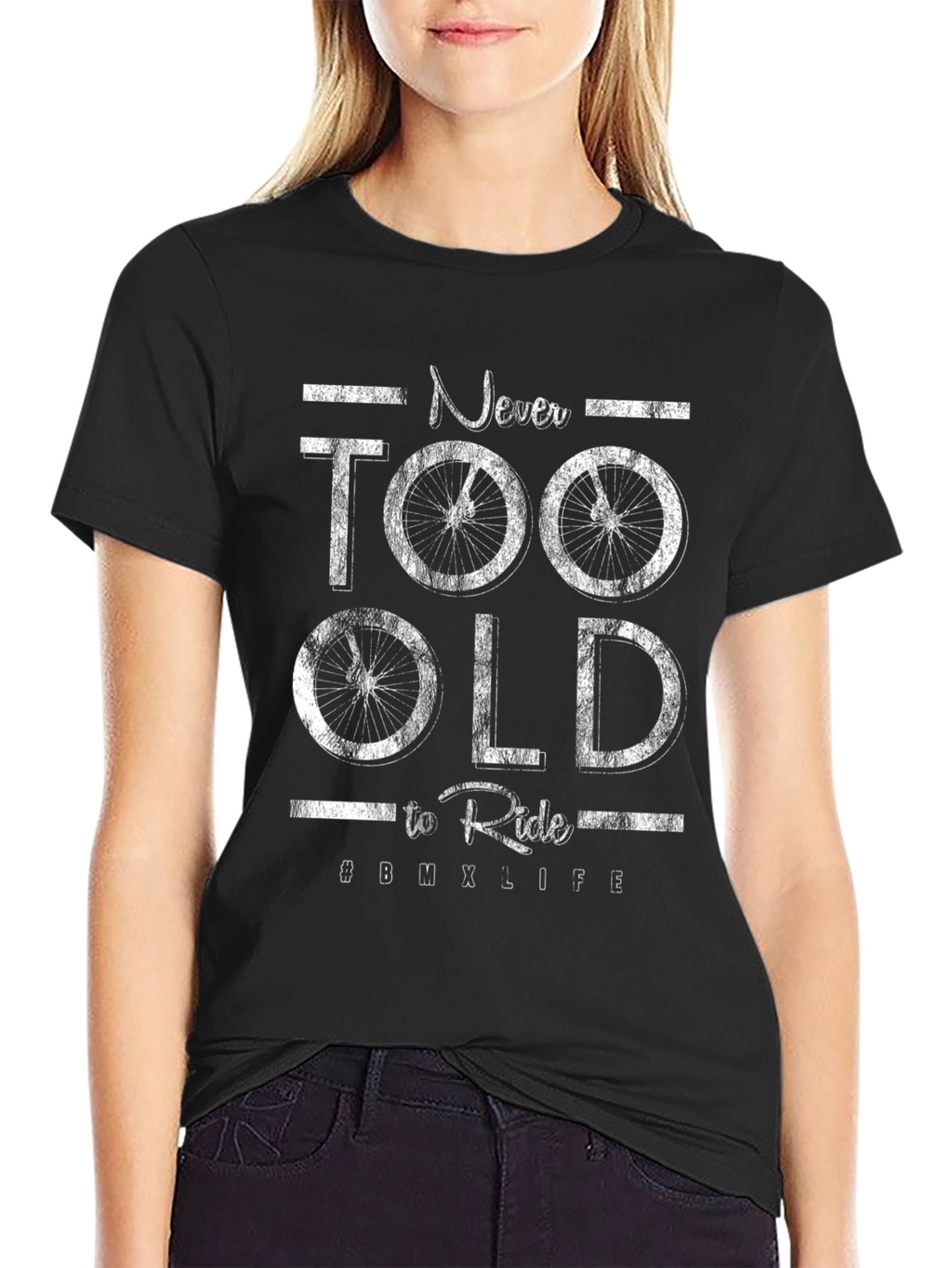 Never Too Old to Ride BMX T-Shirt