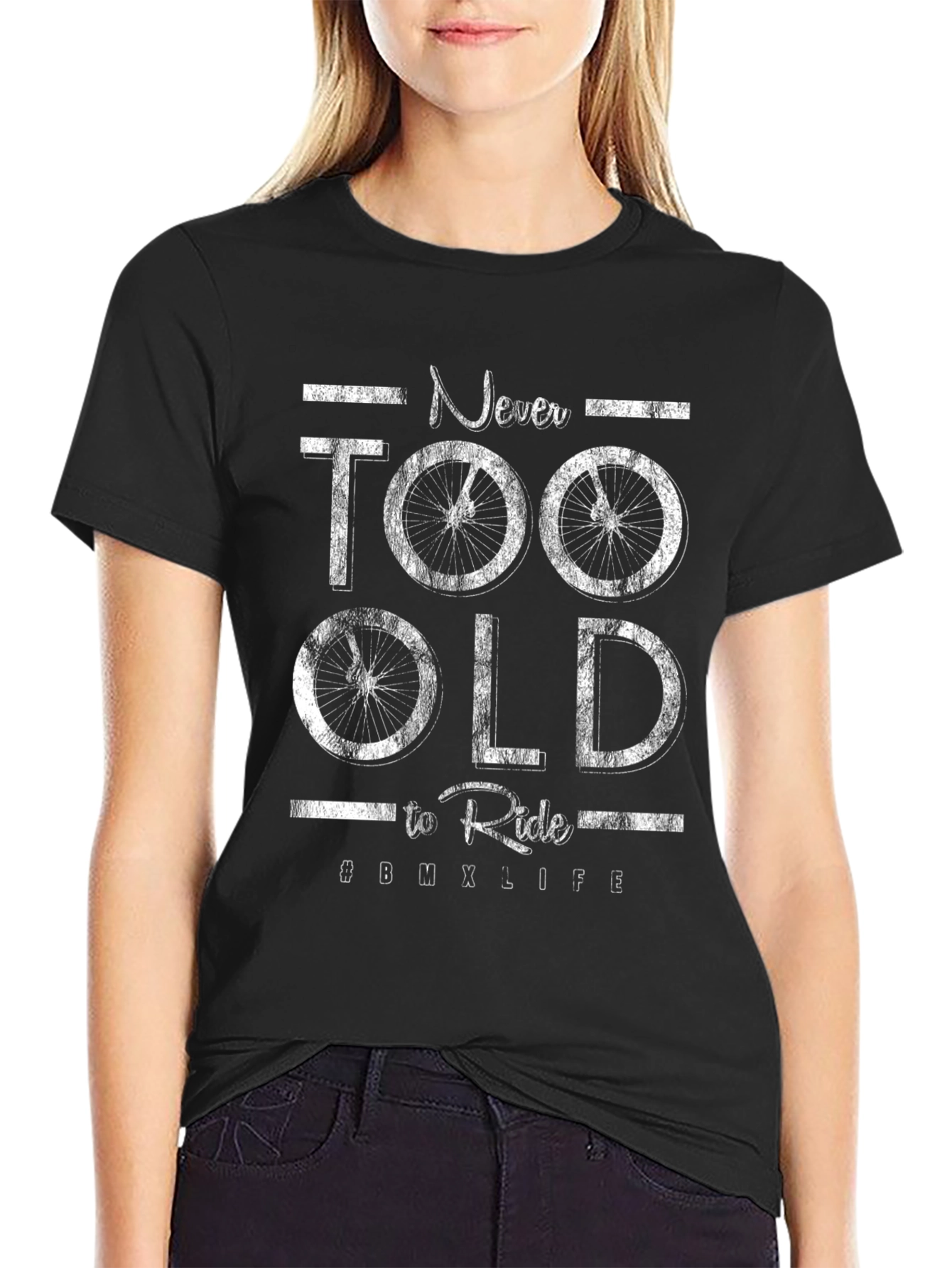 Never Too Old to Ride BMX T-Shirt