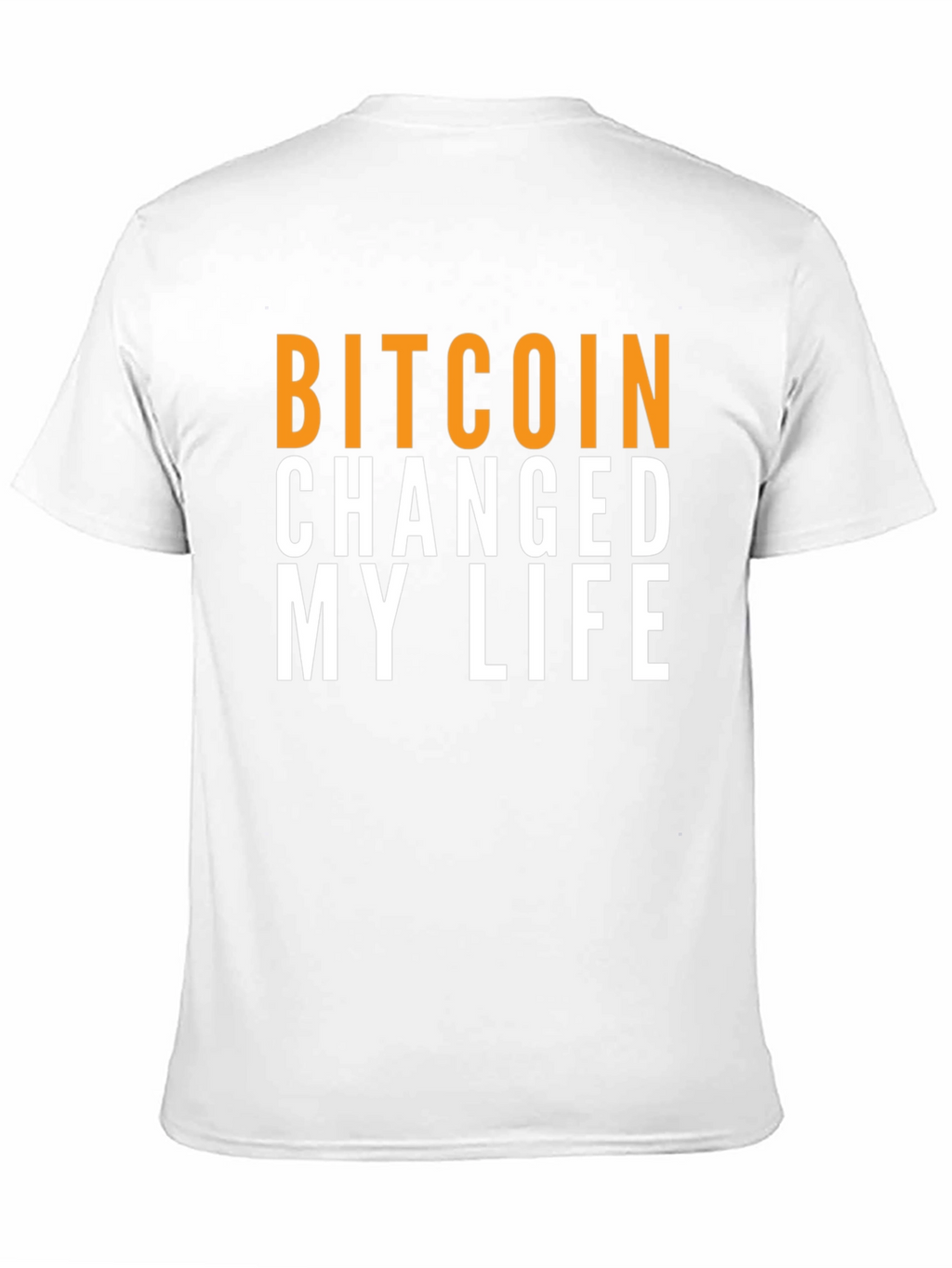 Bitcoin Changed My Life Graphic Tee - Black