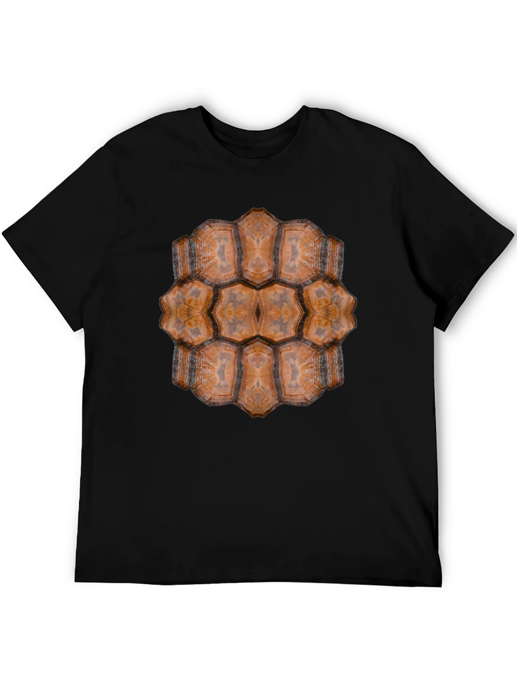 Turtle Shell Graphic T-Shirt - Unique Animal Print Tee