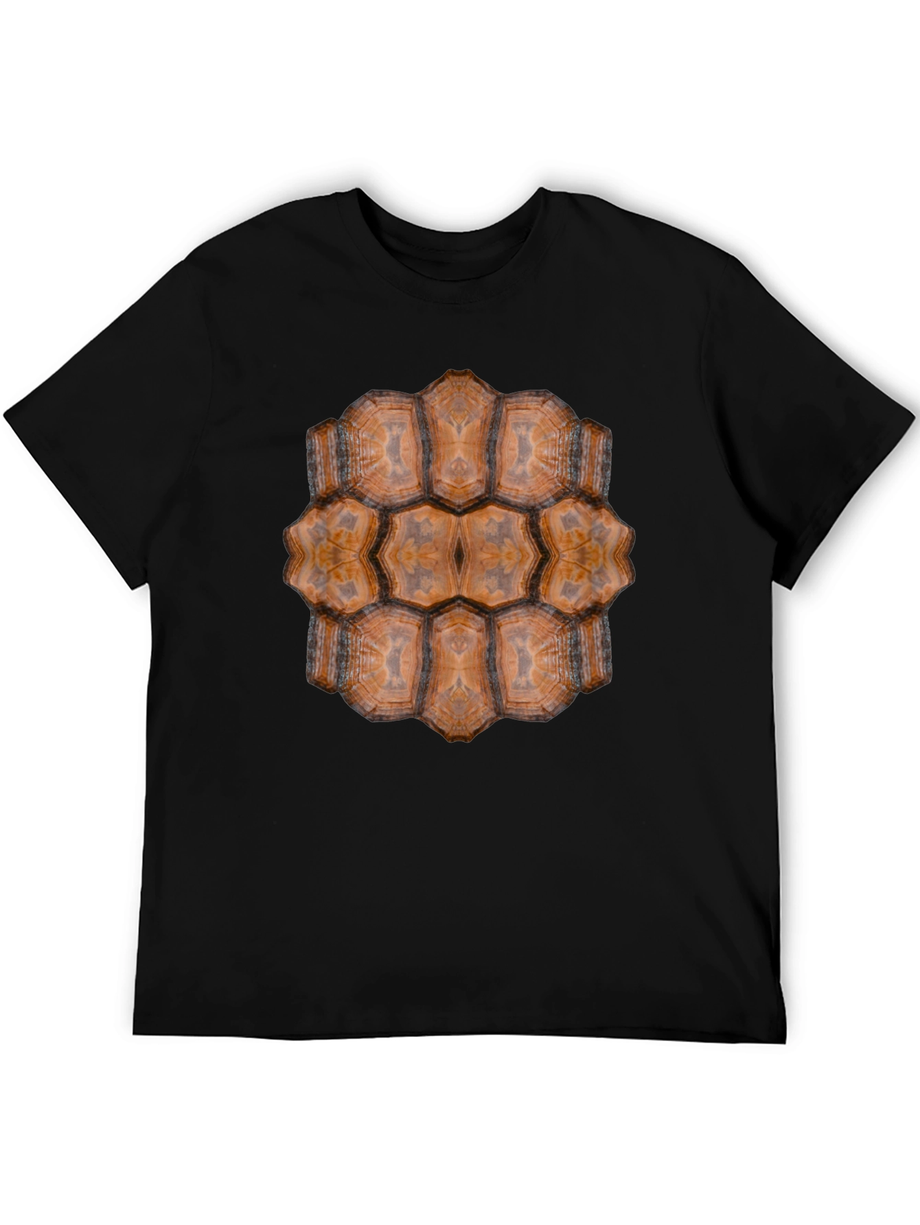 Turtle Shell Graphic T-Shirt - Unique Animal Print Tee