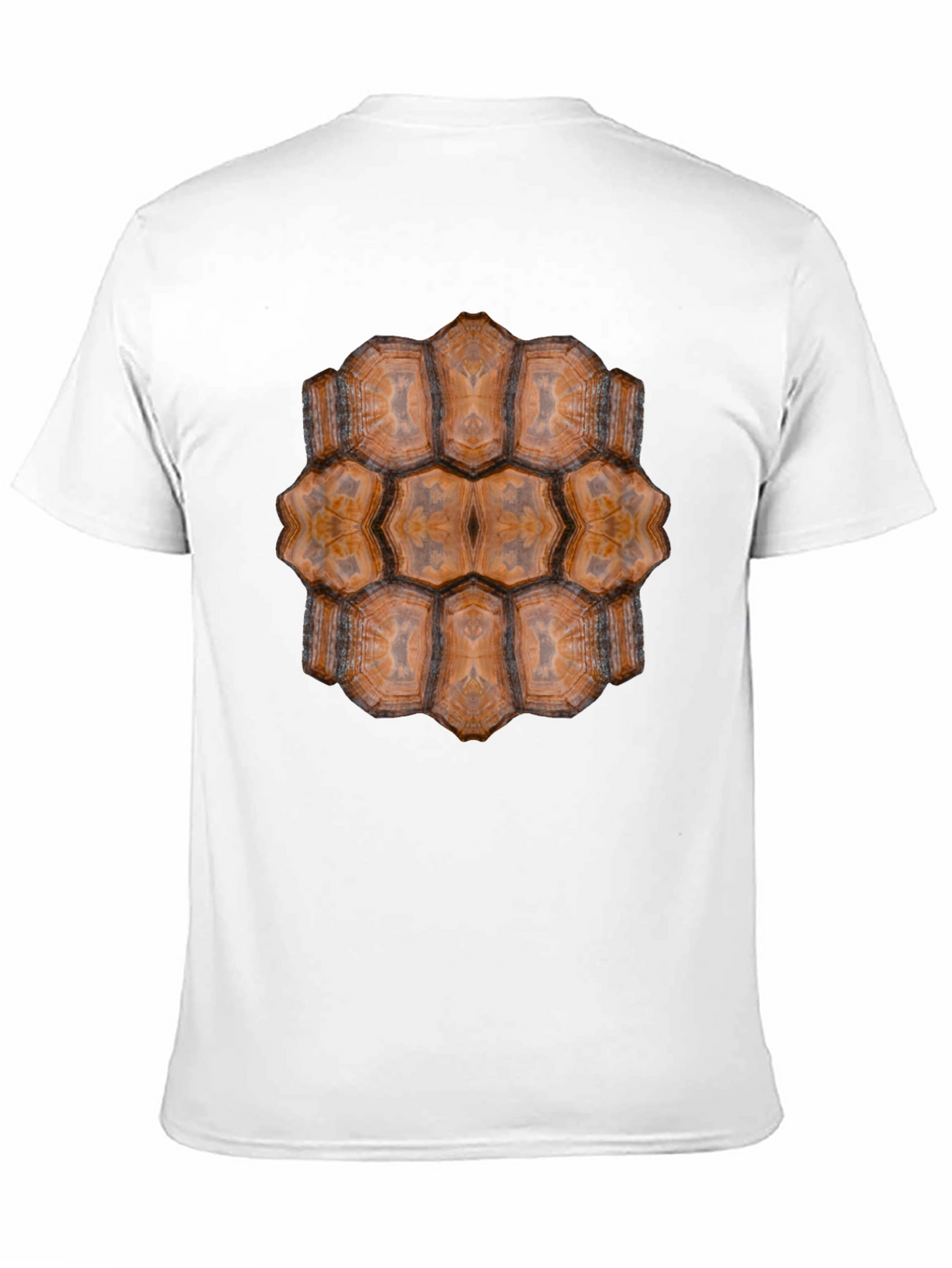 Turtle Shell Graphic T-Shirt - Unique Animal Print Tee