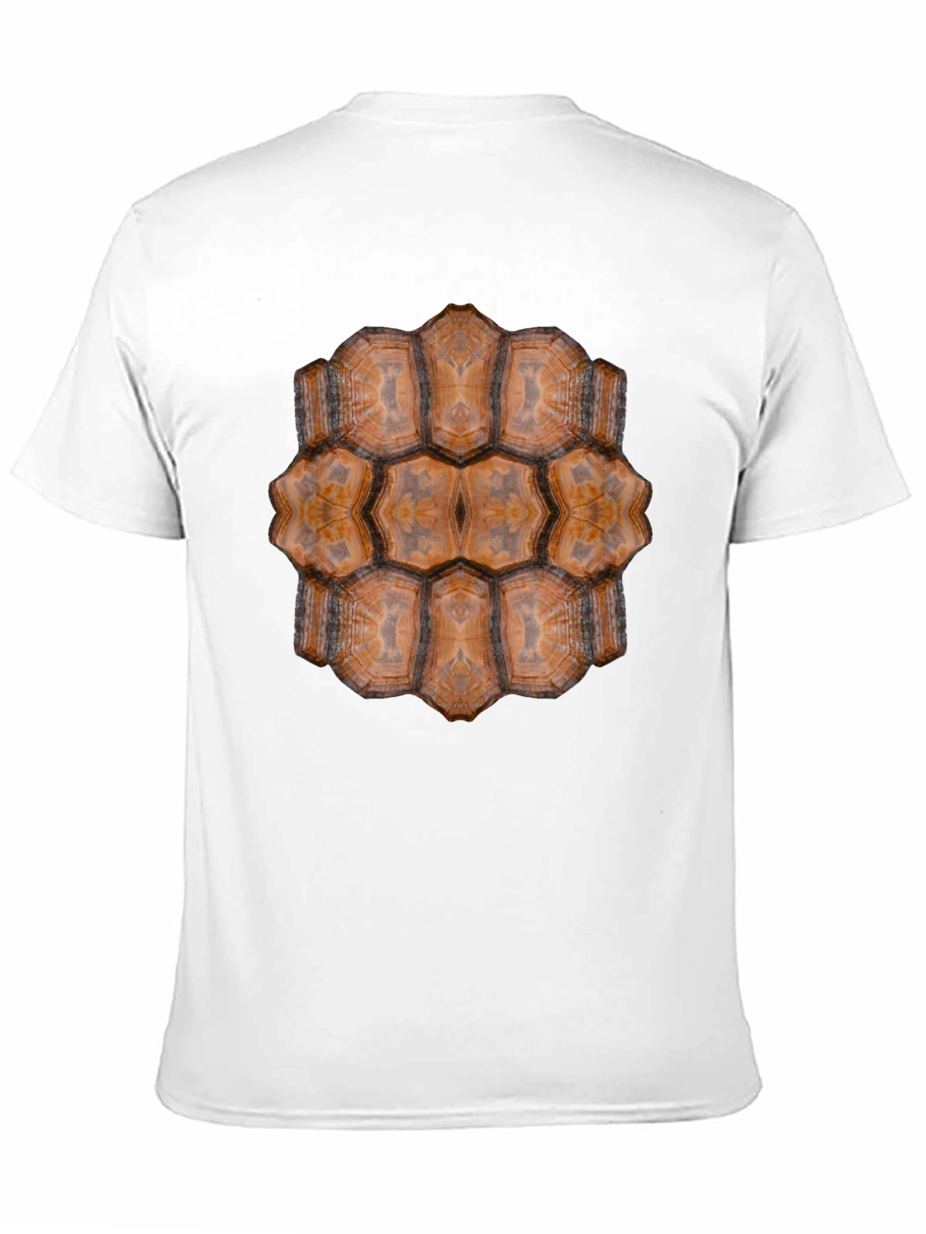 Turtle Shell Graphic T-Shirt - Unique Animal Print Tee