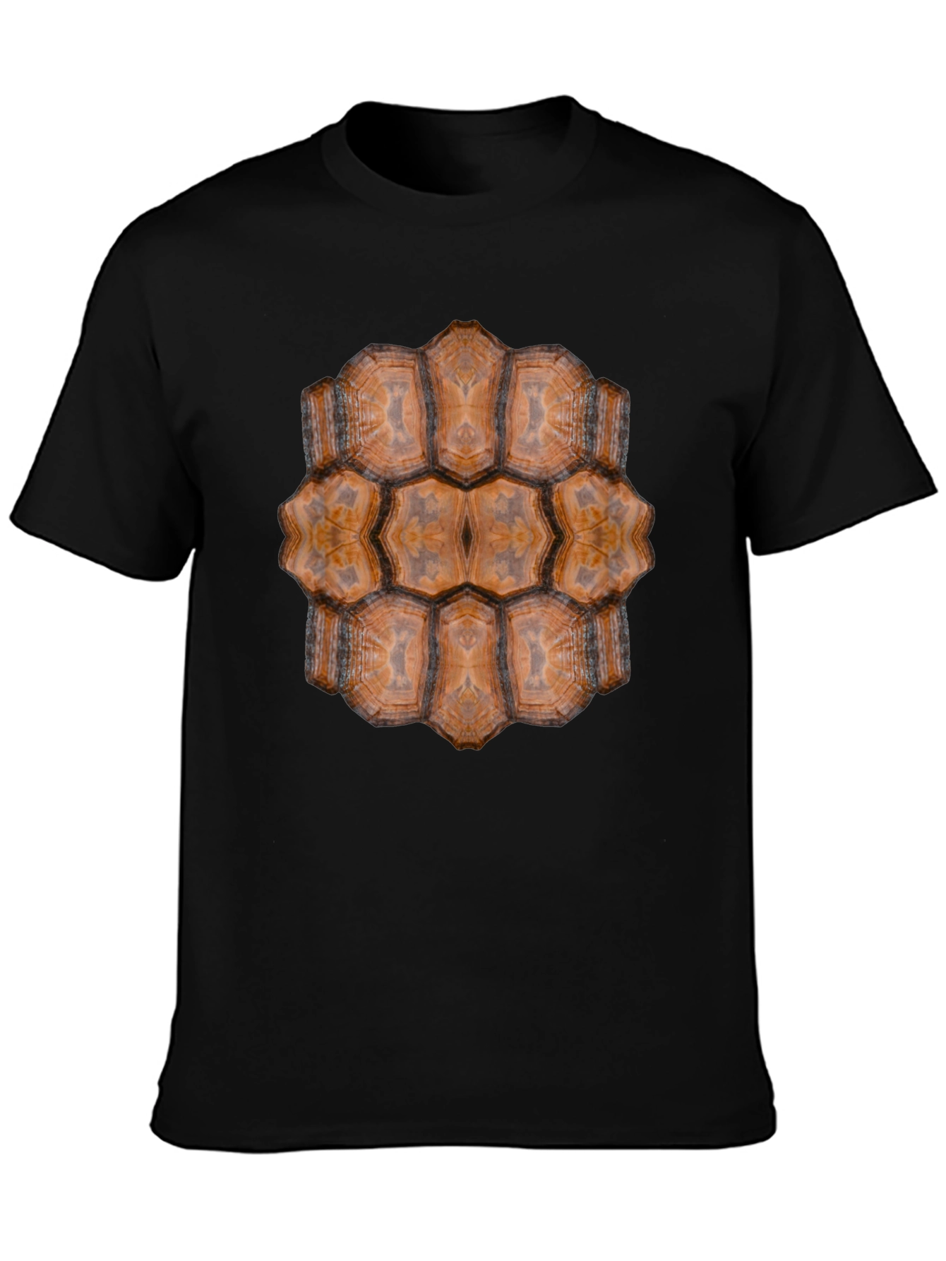 Turtle Shell Graphic T-Shirt - Unique Animal Print Tee