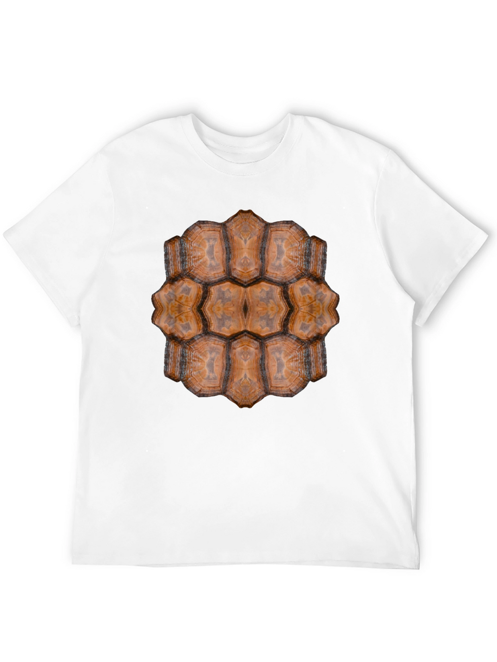 Turtle Shell Graphic T-Shirt - Unique Animal Print Tee