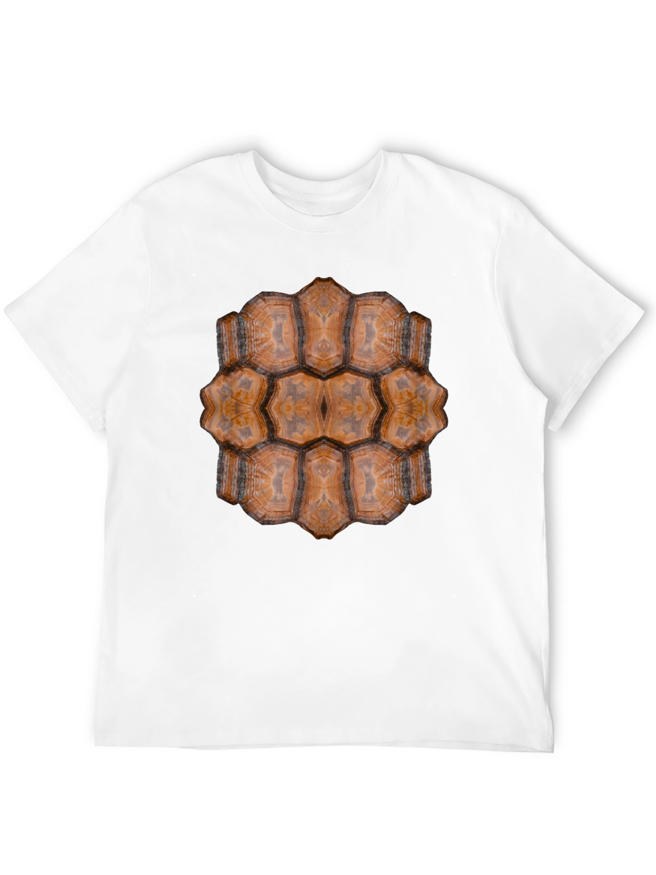Turtle Shell Graphic T-Shirt - Unique Animal Print Tee