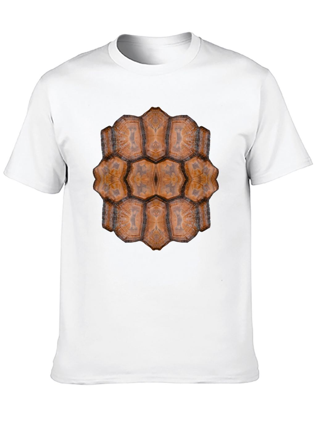 Turtle Shell Graphic T-Shirt - Unique Animal Print Tee