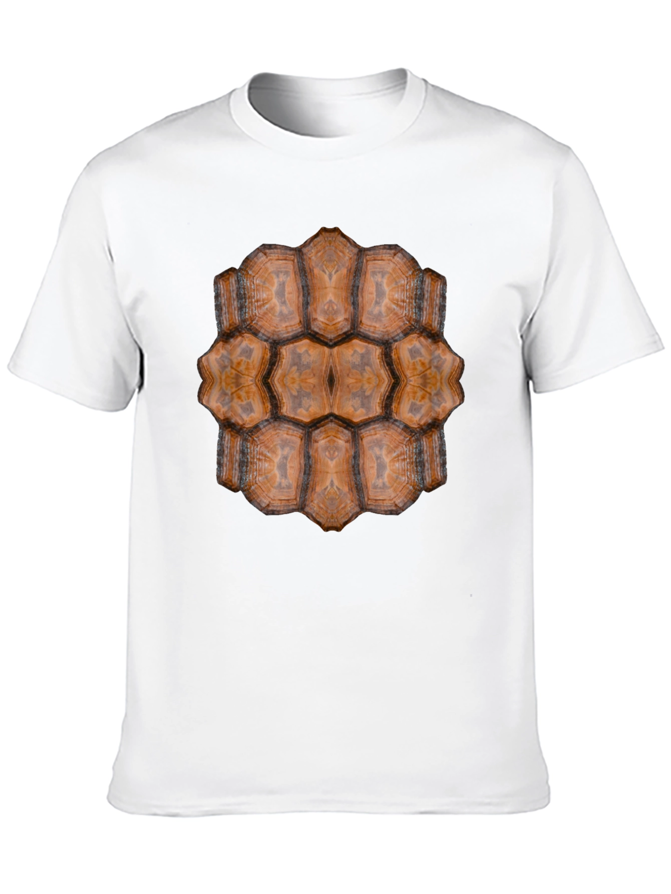 Turtle Shell Graphic T-Shirt - Unique Animal Print Tee