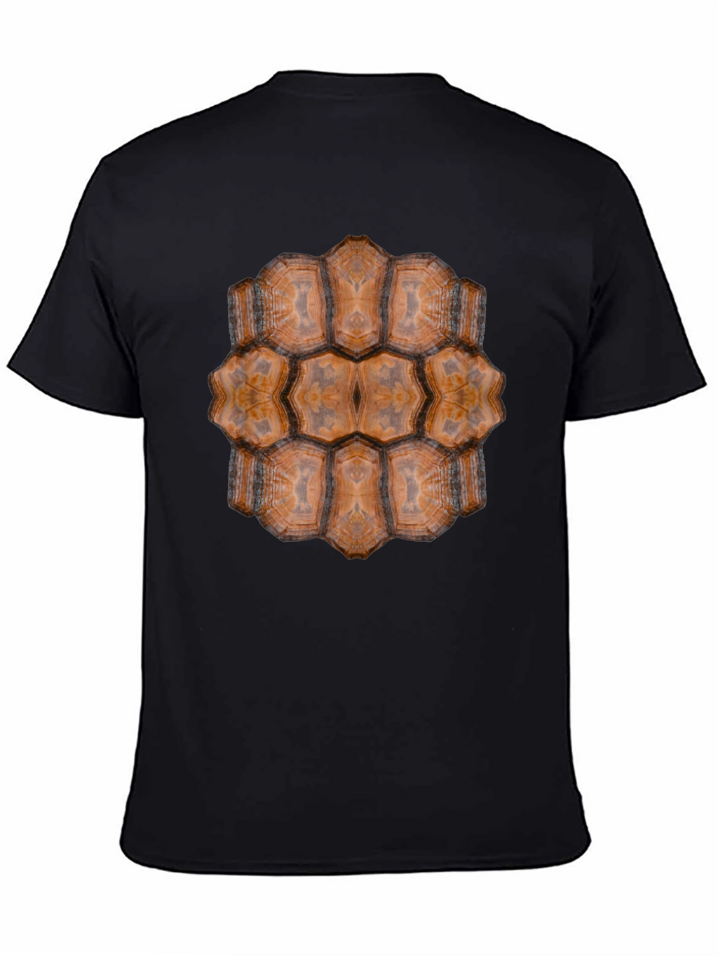 Turtle Shell Graphic T-Shirt - Unique Animal Print Tee