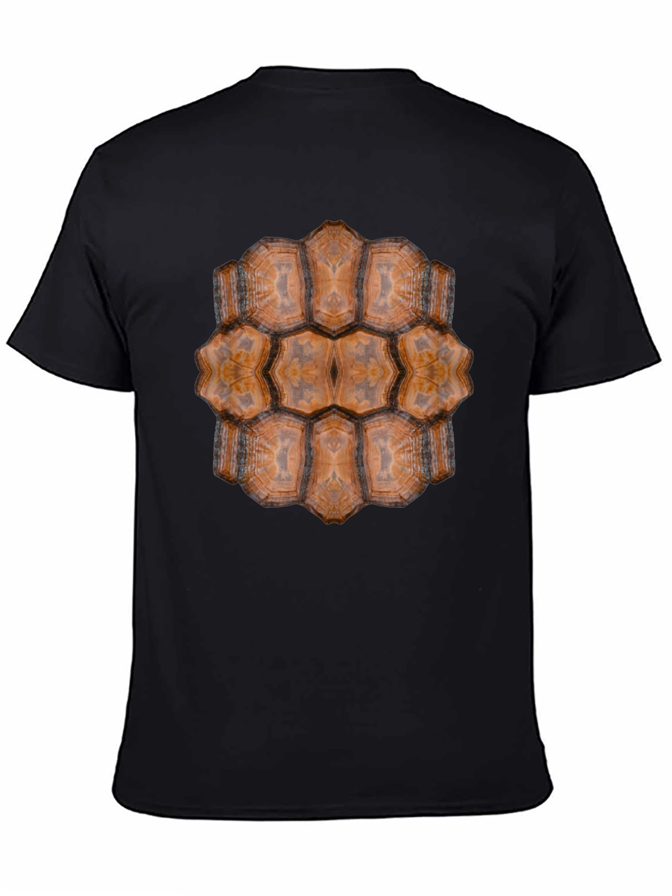 Turtle Shell Graphic T-Shirt - Unique Animal Print Tee