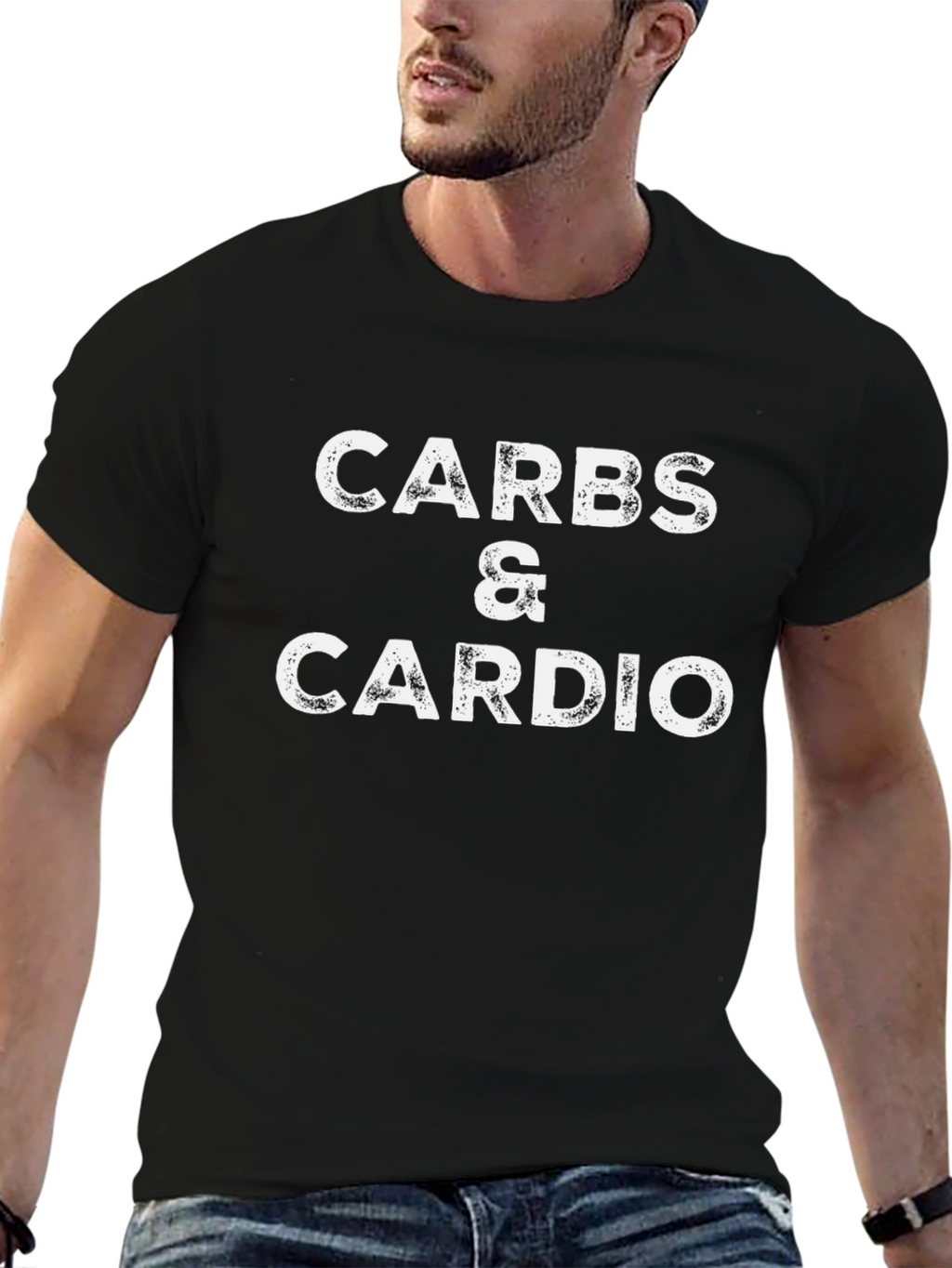 Carbs & Cardio Funny Workout T-Shirt