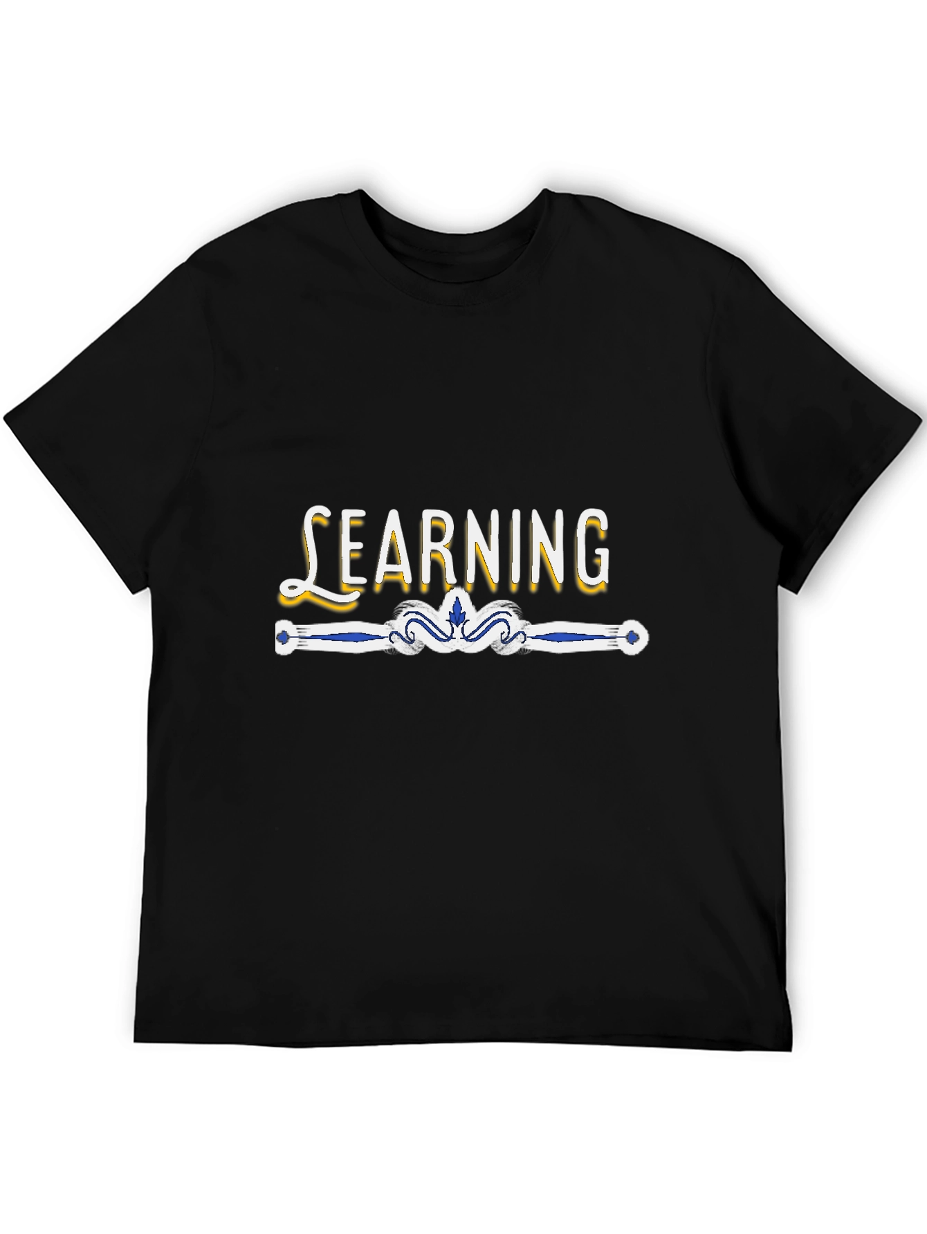 Learning Graphic T-Shirt - Black
