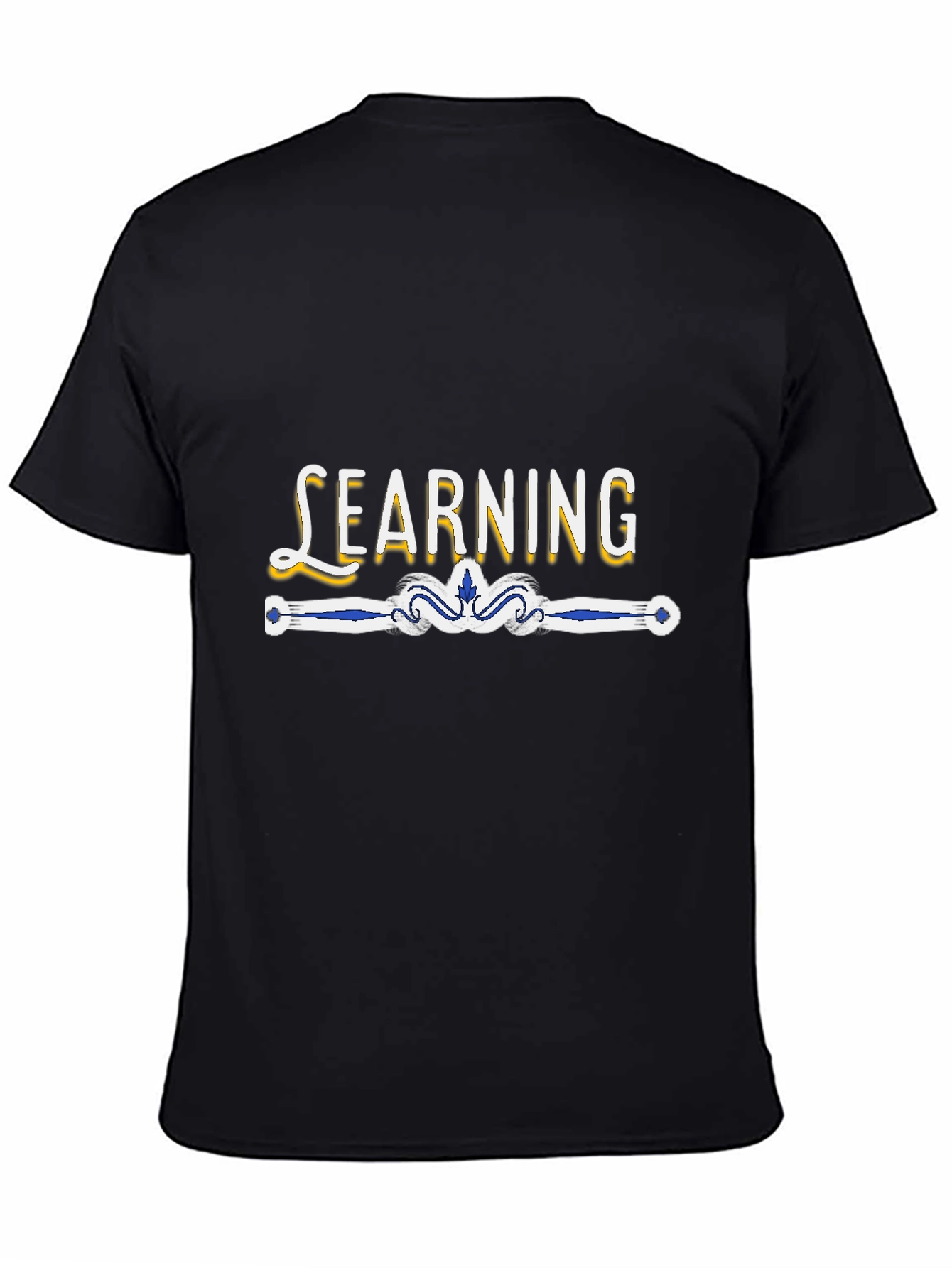 Learning Graphic T-Shirt - Black