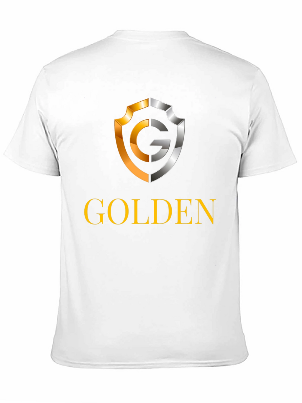 Golden Logo Black T-Shirt