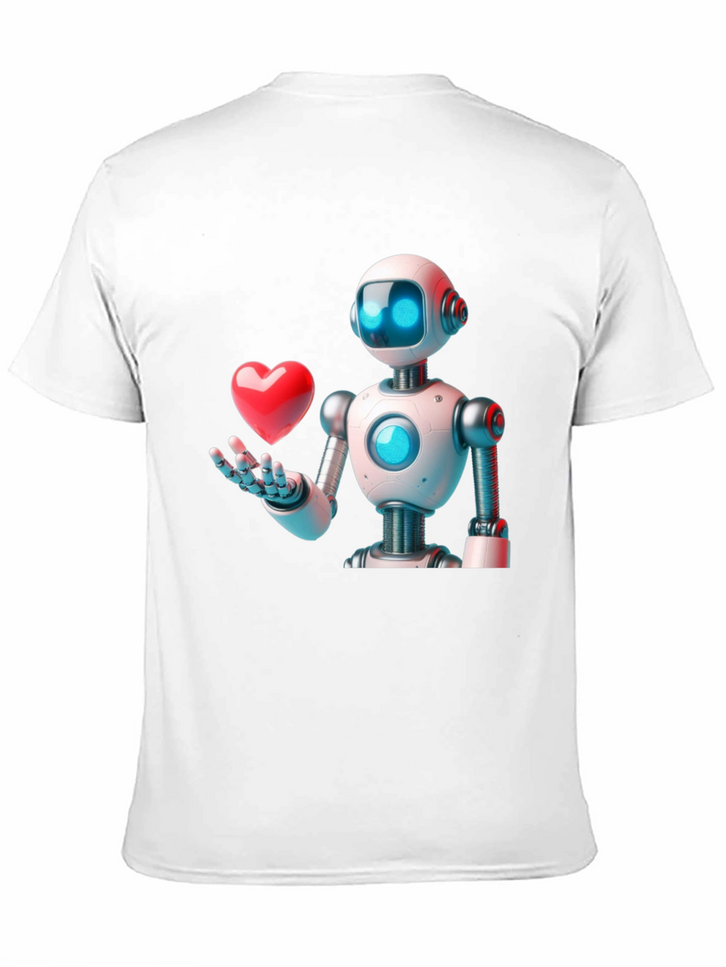 Robot Love Graphic T-Shirt - Modern Design