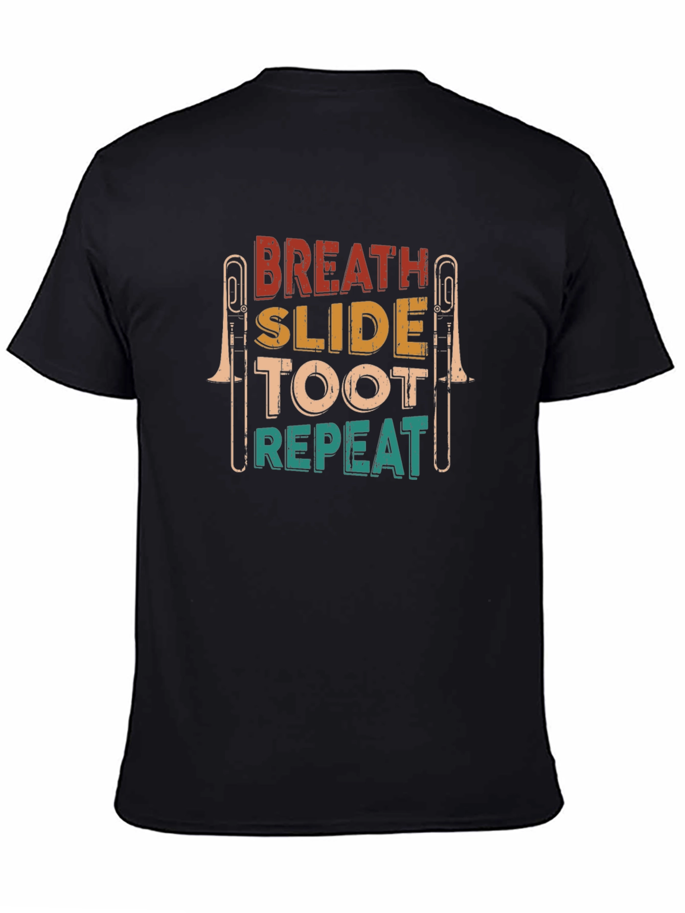 Breath Slide Toot Repeat Trombone T-Shirt