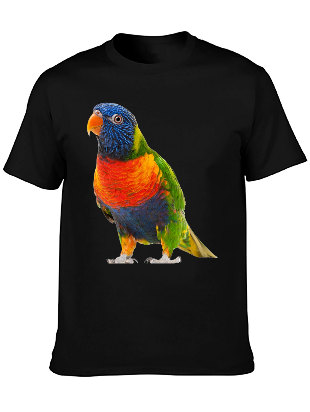 Vibrant Lorikeet Bird Graphic T-Shirt