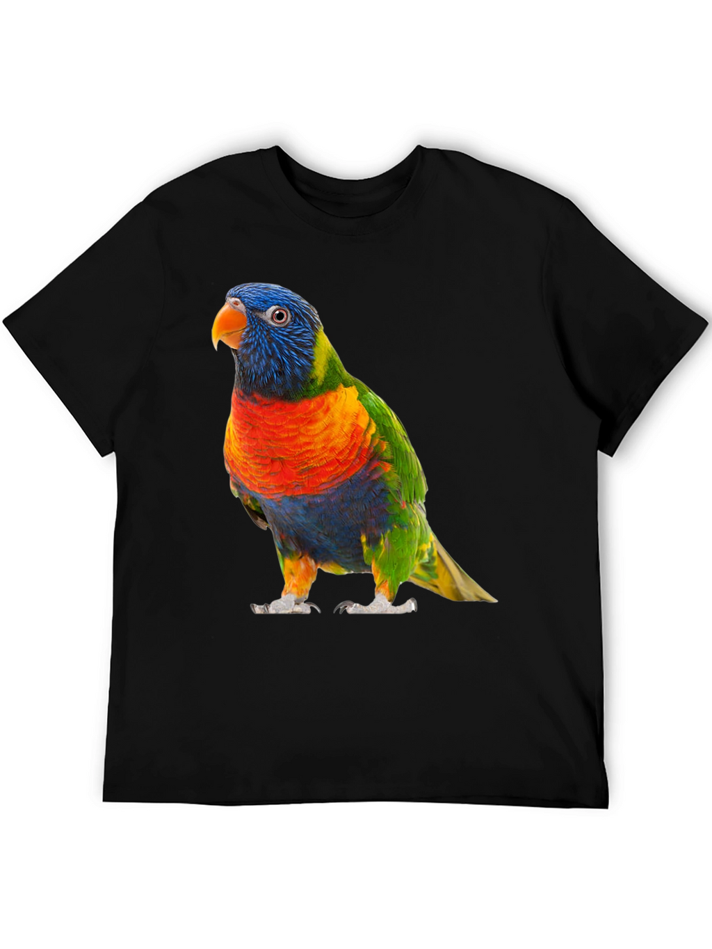 Vibrant Lorikeet Bird Graphic T-Shirt