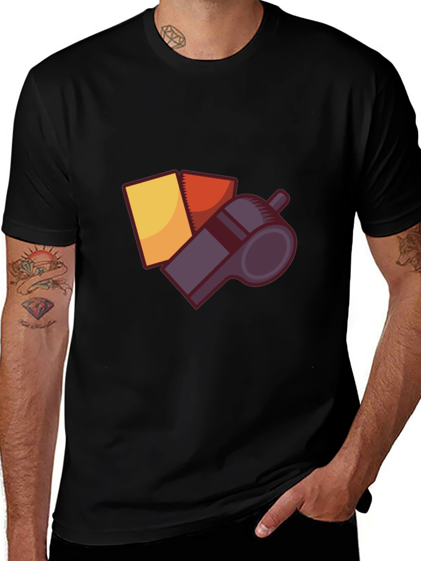 Referee Whistle & Card T-Shirt