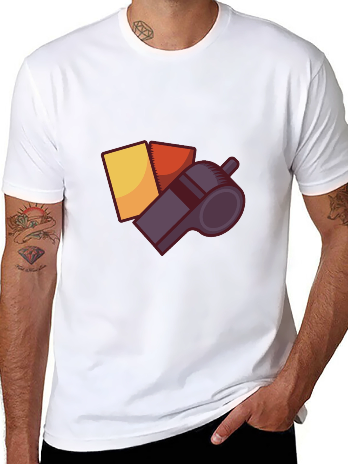 Referee Whistle & Card T-Shirt
