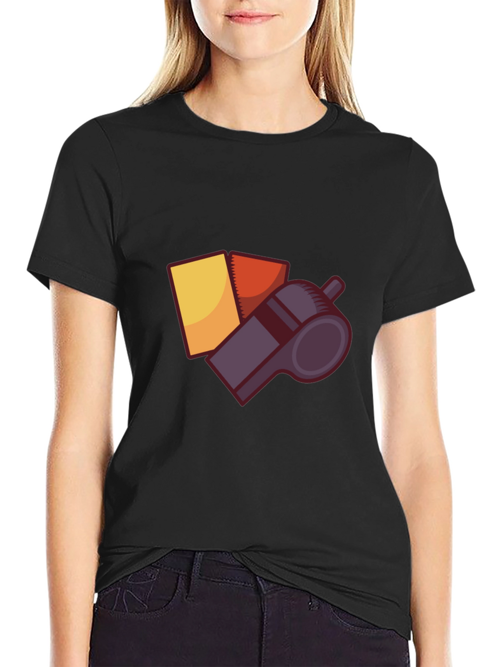 Referee Whistle & Card T-Shirt