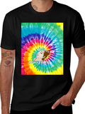 Tie-Dye Swvygang Graphic Tee - Casual Comfort