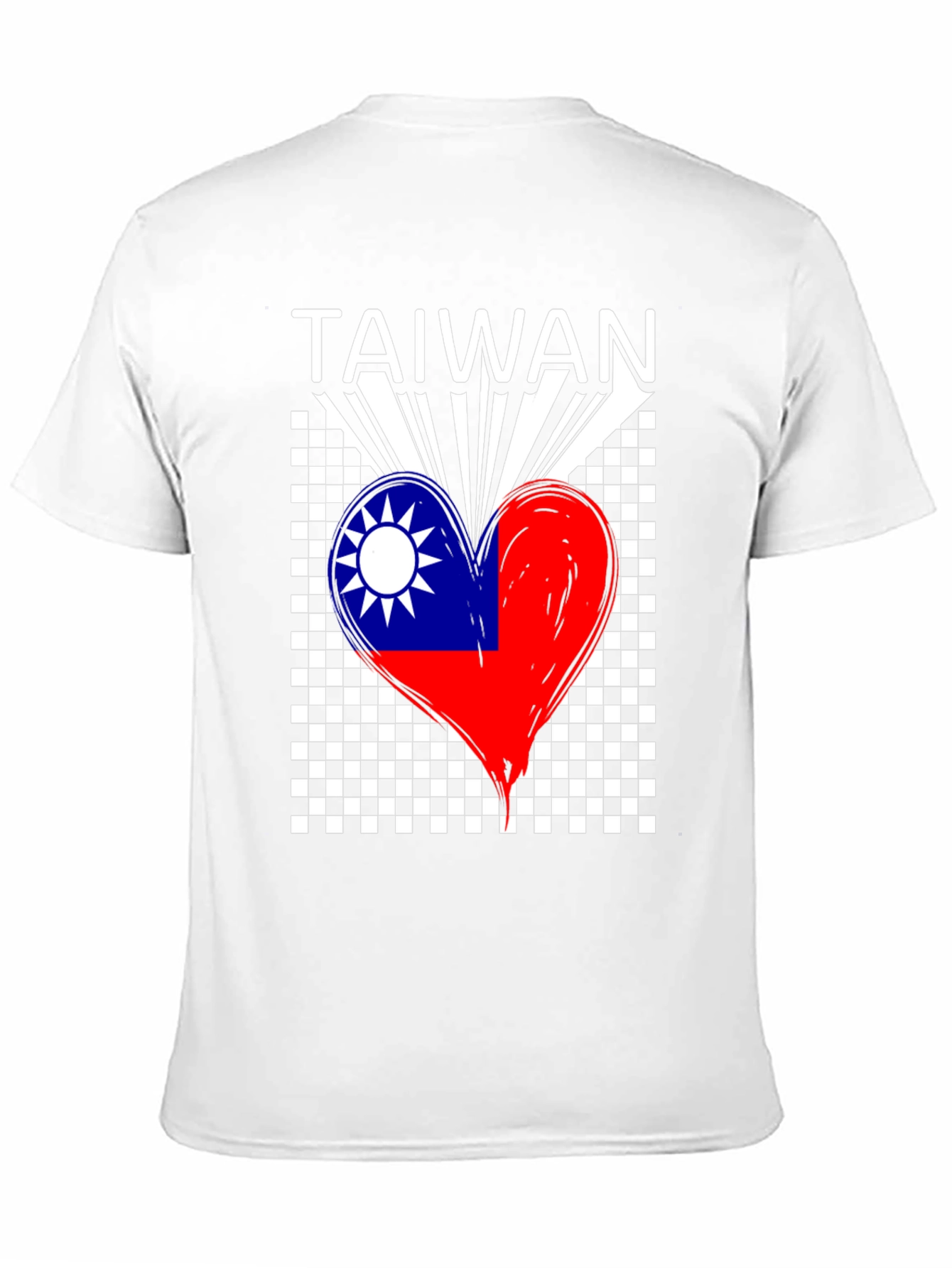 Taiwan Flag Heart T-Shirt - Love Taiwan Tee