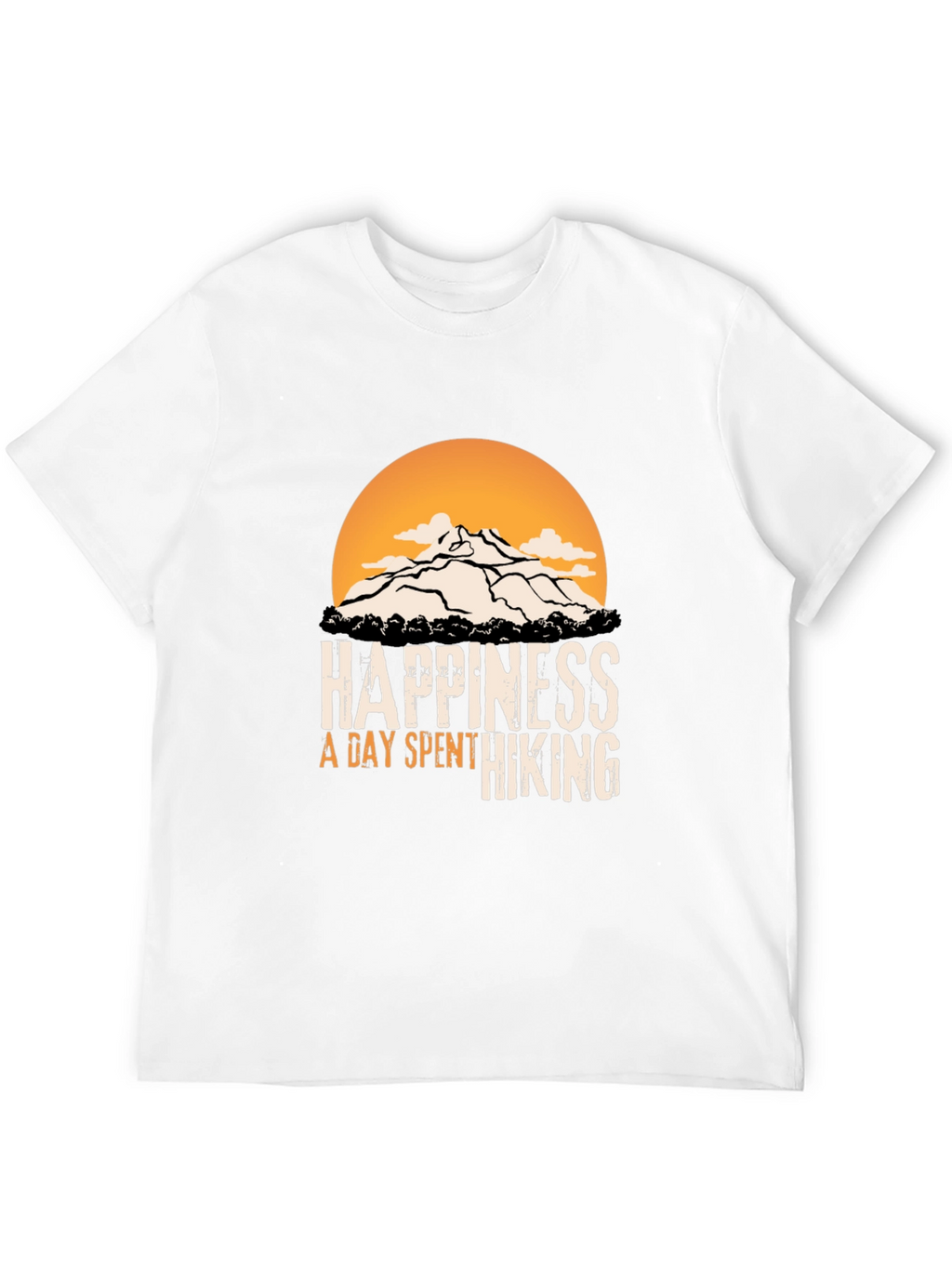 Hiking Adventure T-Shirt - Happiness Is Hiking Design