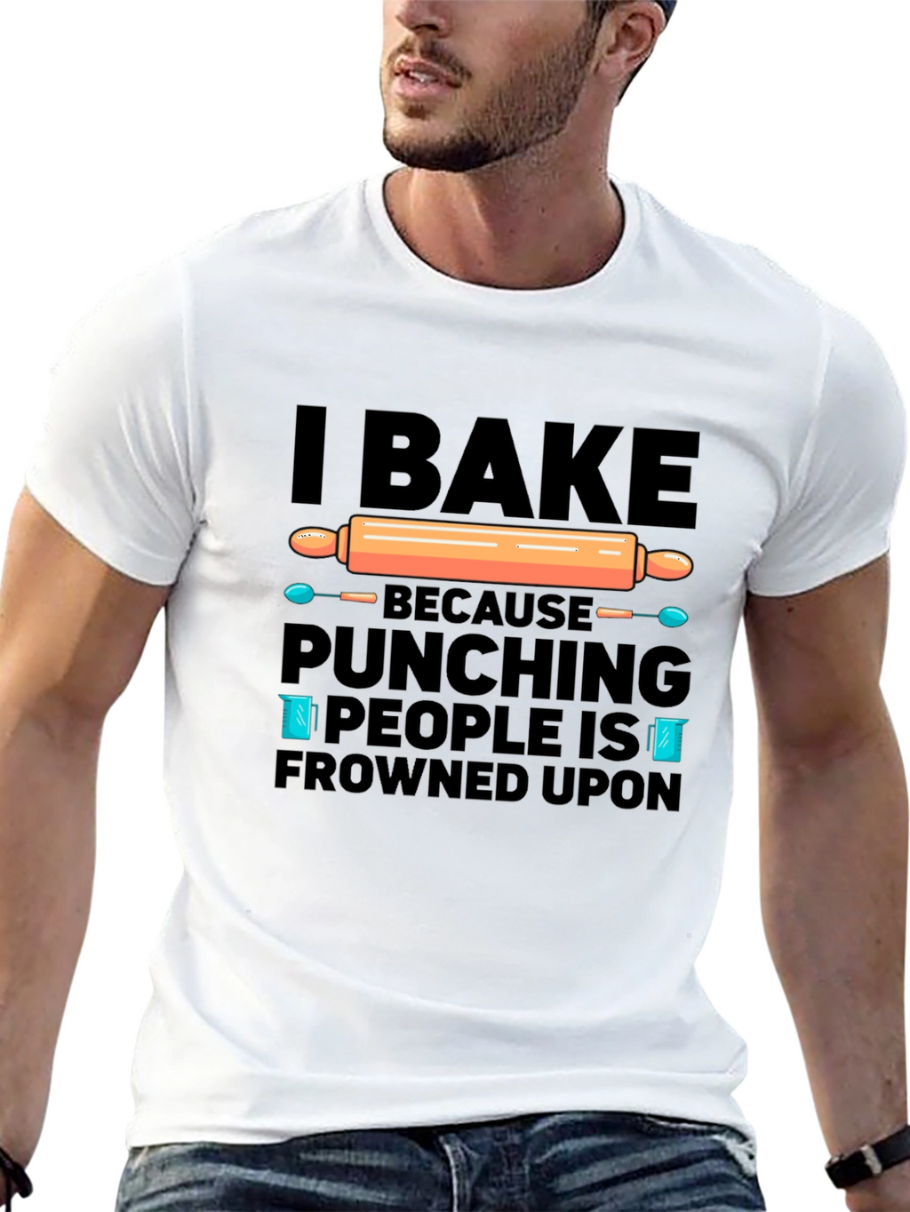I Bake T-Shirt - Funny Baking Quote