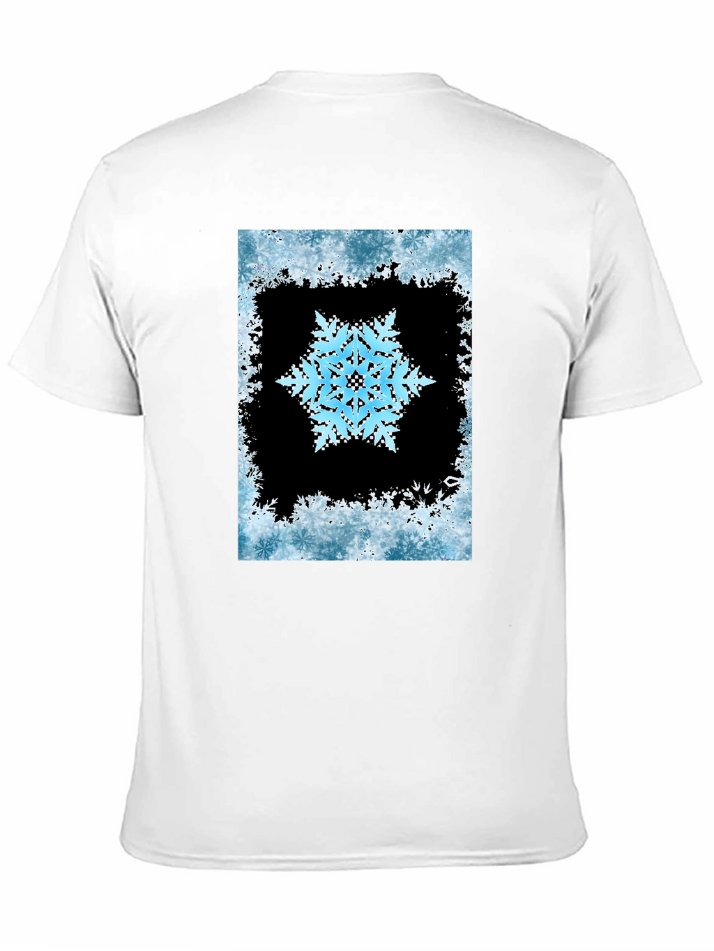 Snowflake Graphic Black T-Shirt